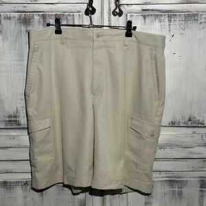 Island Republic Light Tan Men's Cargo Dress Shorts Size 36